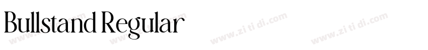 Bullstand Regular字体转换 Bullstand Regular字体转换